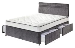 Airspring - Keswick 800 Pocket Sprung - Double 4 Drawer - Divan